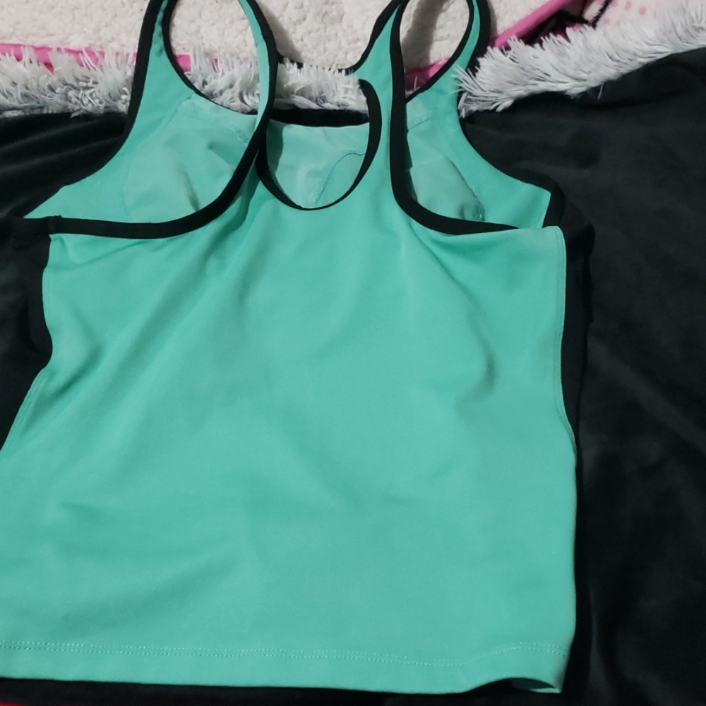 NIKE DRI_FIT SWIFT COMPRESSION RACERBACK TOP LARGE - Picture 4 of 7